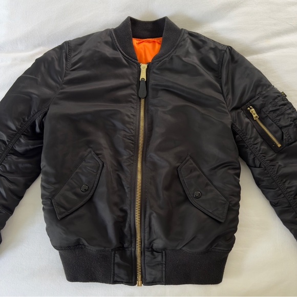 Alpha Industries Women's Black Bomber Jacket - Picture 6 of 7
